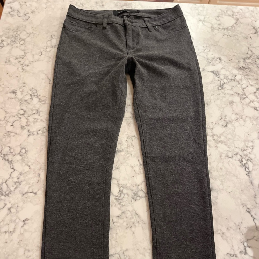 Calvin Klein Heather gray legging jeans.